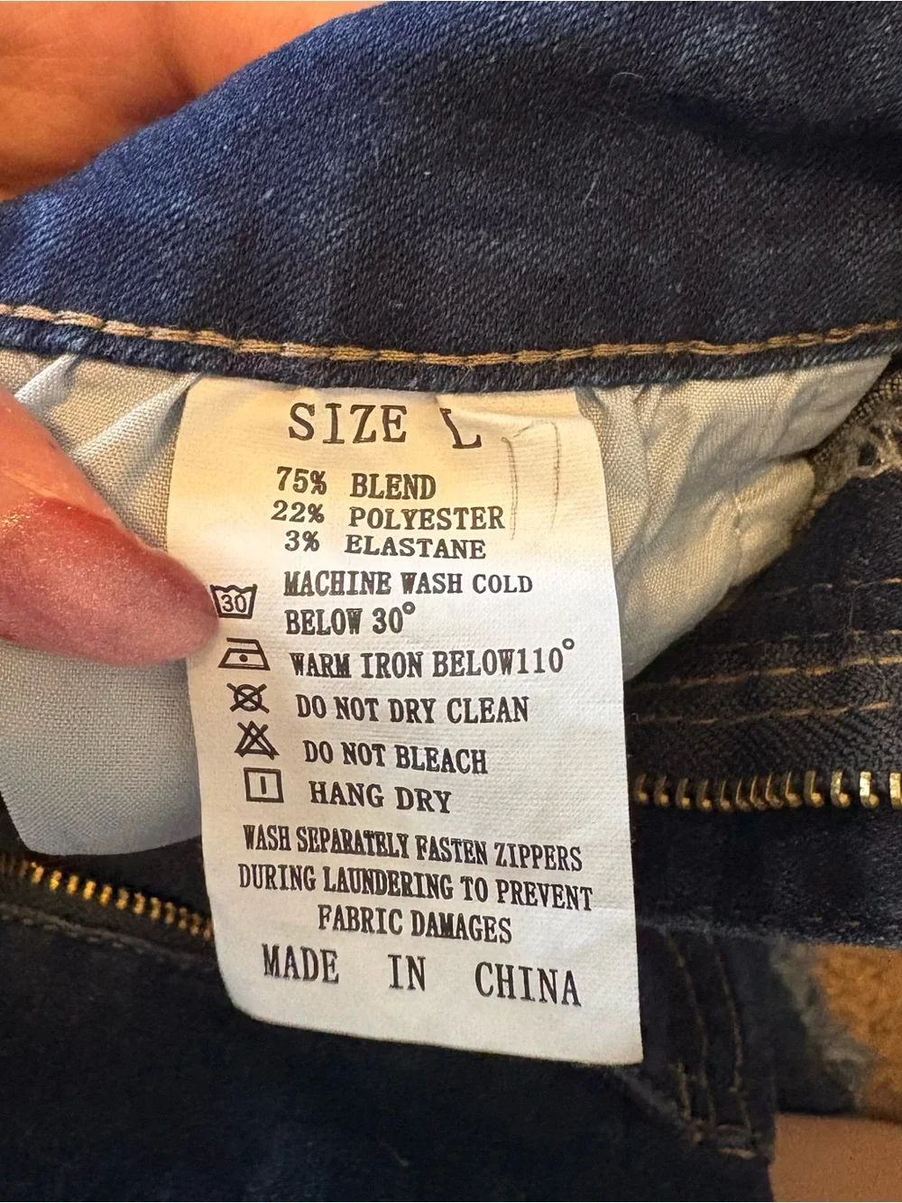 Dark Blue Distressed Denim Women’s Shorts